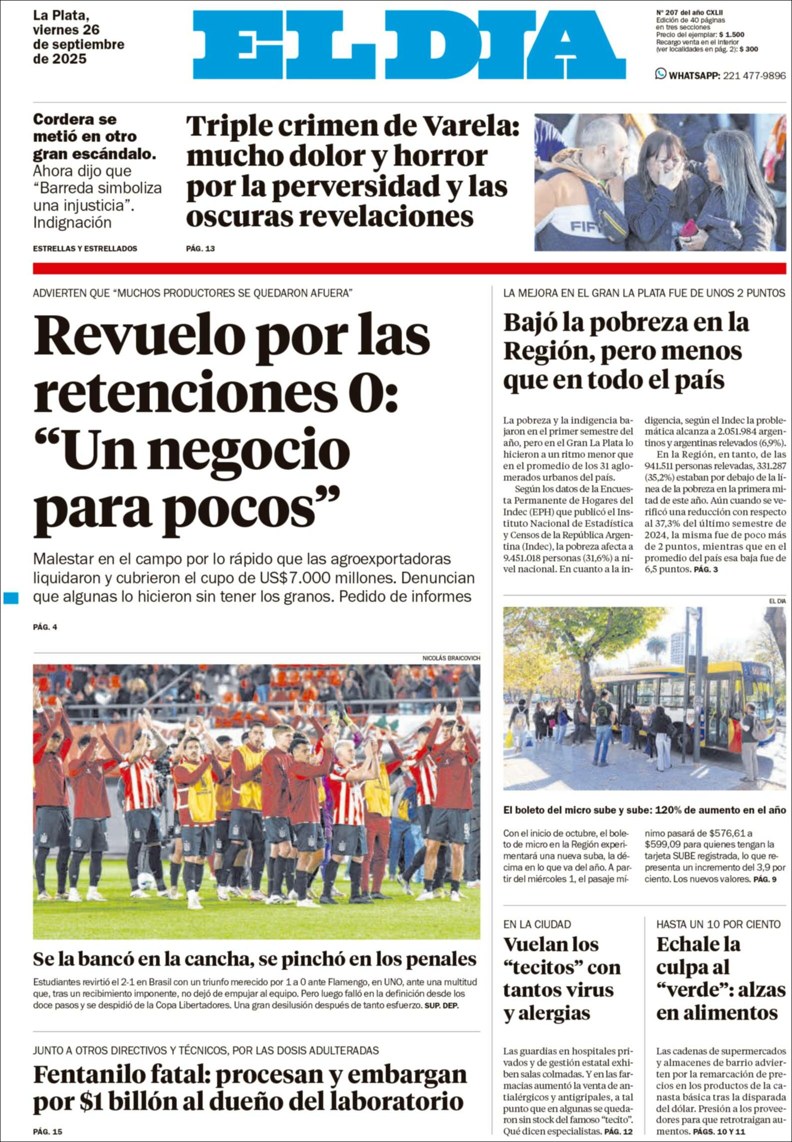 Media Panel - Developments and Systems | FM LA BUENA SEMILLA - Tapa del diario El Día